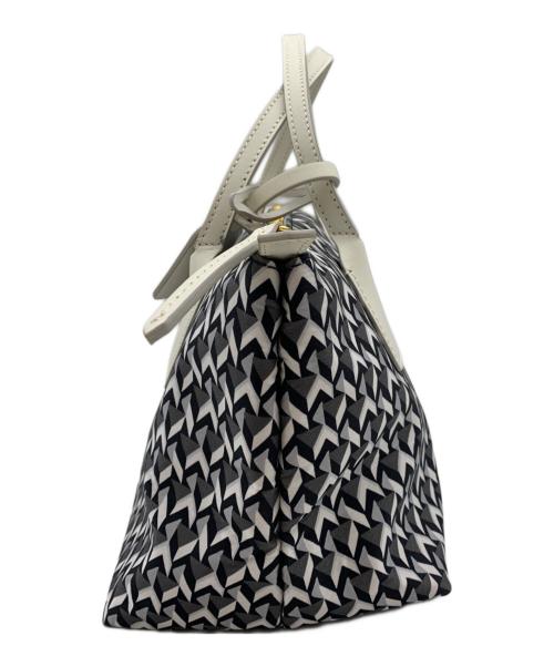 ROBERTA PIERI（ロベルタピエリ）ROBERTA PIERI (ロベルタピエリ) ハンドバッグ グレー×ブラックの古着・服飾アイテム