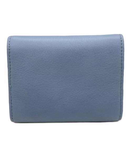 IO PELLE（イオペレ）IO PELLE (イオペレ) 3つ折り財布 スカイブルーの古着・服飾アイテム