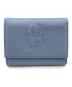 IO PELLE（イオペレ）の古着「3つ折り財布」｜スカイブルー