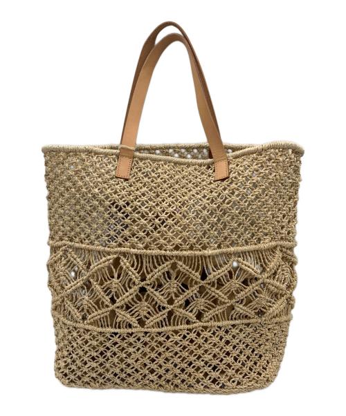 The Bagmati（ザバグマティ）THE BAGMATI (ザバグマティ) カゴバッグ ナチュラルの古着・服飾アイテム