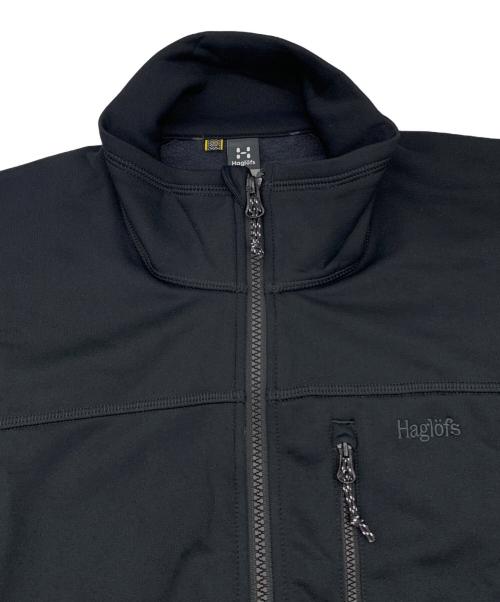 HAGLOFS（ホグロフス）HAGLOFS (ホグロフス) ジップアップジャケット ブラック サイズ:Lの古着・服飾アイテム