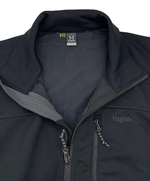 HAGLOFS（ホグロフス）HAGLOFS (ホグロフス) ジップアップジャケット ブラック サイズ:Lの古着・服飾アイテム