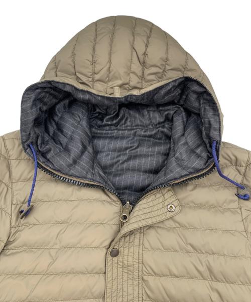 DUVETICA（デュベティカ）DUVETICA (デュベティカ) リバーシブルダウンジャケット カーキ×グレー サイズ:44の古着・服飾アイテム