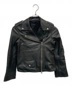 allurevilleアルアバイル）の古着「ダブルライダースジャケット」｜ブラック