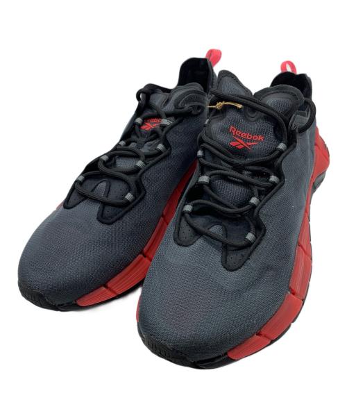 REEBOK（リーボック）REEBOK (リーボック)  Zig Kinetica II Shoes/ジグ キネティカ II  グレー×レッド サイズ:26.5cmの古着・服飾アイテム