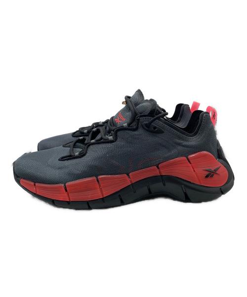 REEBOK（リーボック）REEBOK (リーボック)  Zig Kinetica II Shoes/ジグ キネティカ II  グレー×レッド サイズ:26.5cmの古着・服飾アイテム
