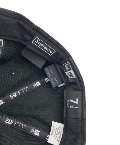 New Era（ニューエラ）New Era (ニューエラ) SUPREME (シュプリーム) 21AWNo Comp Box Logo BBcap ブラック サイズ:7 1/2の古着・服飾アイテム