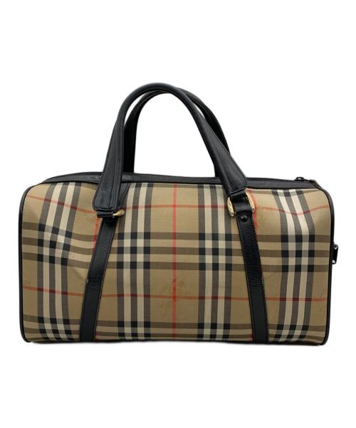 Burberry's（バーバリーズ）Burberry's (バーバリーズ) ボストンバッグ ブラウンの古着・服飾アイテム