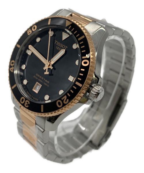 TISSOT（ティソ）TISSOT (ティソ) シースター1000 40MM 腕時計 ブラックの古着・服飾アイテム