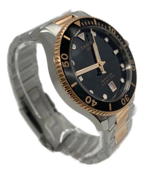 TISSOT（ティソ）TISSOT (ティソ) シースター1000 40MM 腕時計 ブラックの古着・服飾アイテム