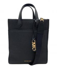 MICHAEL KORS（マイケル・コース）の古着「スクエアショルダーバッグ」｜ブラック