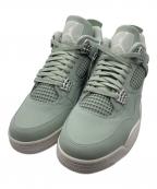 NIKEナイキ）の古着「AIR JORDAN 4 RETRO」｜ライトグリーン