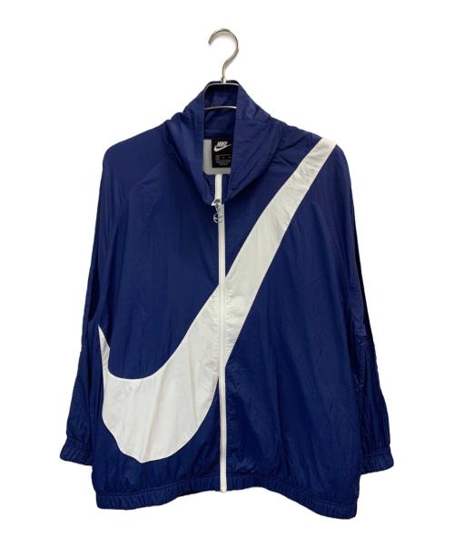 NIKE（ナイキ）NIKE (ナイキ) ナイロンパーカー ブルー×ホワイト サイズ:Mの古着・服飾アイテム