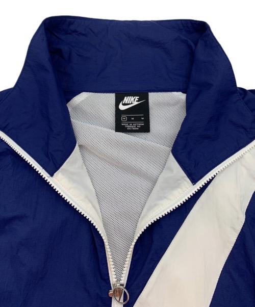 NIKE（ナイキ）NIKE (ナイキ) ナイロンパーカー ブルー×ホワイト サイズ:Mの古着・服飾アイテム