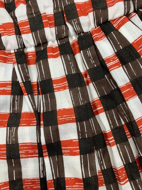 MACKINTOSH LONDON（マッキントッシュ ロンドン）MACKINTOSH LONDON (マッキントッシュ ロンドン) 半袖ワンピース ホワイト×レッド サイズ:38の古着・服飾アイテム