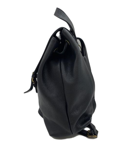 MARGARET HOWELL（マーガレットハウエル）MARGARET HOWELL (マーガレットハウエル) レザーリュック ブラックの古着・服飾アイテム
