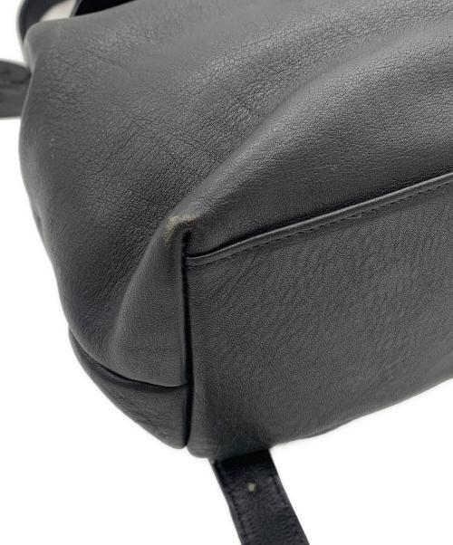 MARGARET HOWELL（マーガレットハウエル）MARGARET HOWELL (マーガレットハウエル) レザーリュック ブラックの古着・服飾アイテム