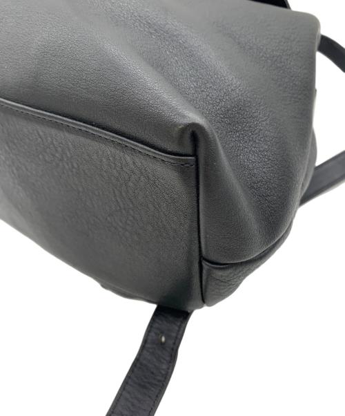 MARGARET HOWELL（マーガレットハウエル）MARGARET HOWELL (マーガレットハウエル) レザーリュック ブラックの古着・服飾アイテム