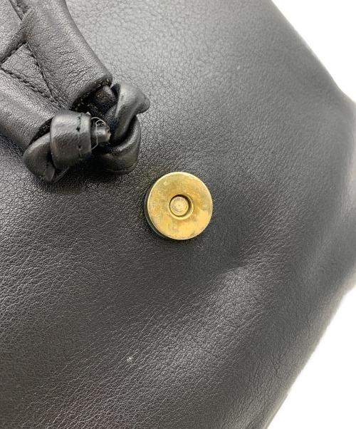 MARGARET HOWELL（マーガレットハウエル）MARGARET HOWELL (マーガレットハウエル) レザーリュック ブラックの古着・服飾アイテム