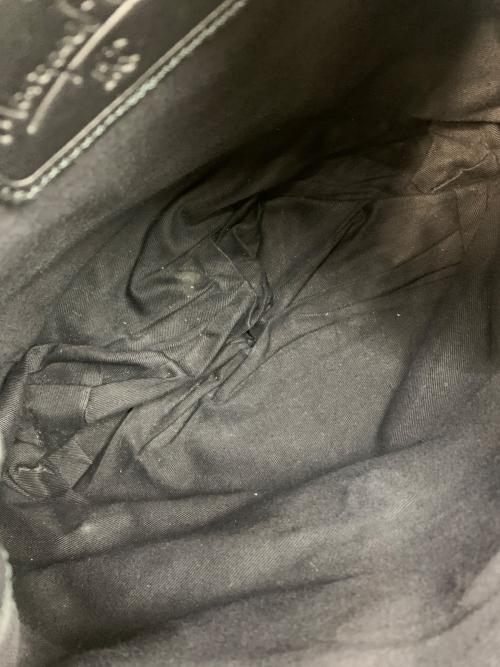 MARGARET HOWELL（マーガレットハウエル）MARGARET HOWELL (マーガレットハウエル) レザーリュック ブラックの古着・服飾アイテム