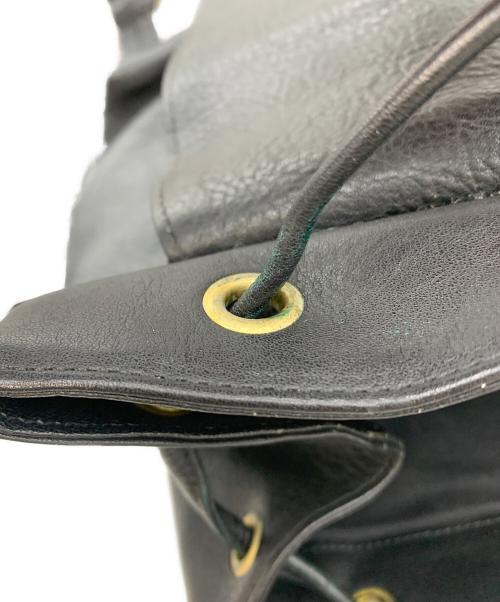 MARGARET HOWELL（マーガレットハウエル）MARGARET HOWELL (マーガレットハウエル) レザーリュック ブラックの古着・服飾アイテム