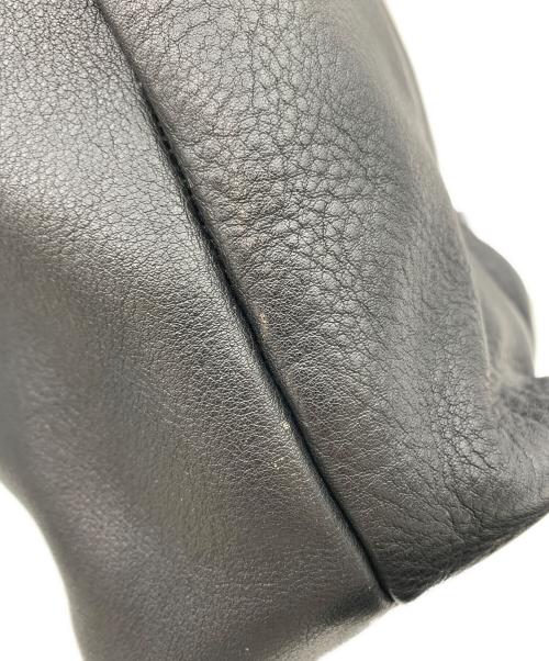 MARGARET HOWELL（マーガレットハウエル）MARGARET HOWELL (マーガレットハウエル) レザーリュック ブラックの古着・服飾アイテム