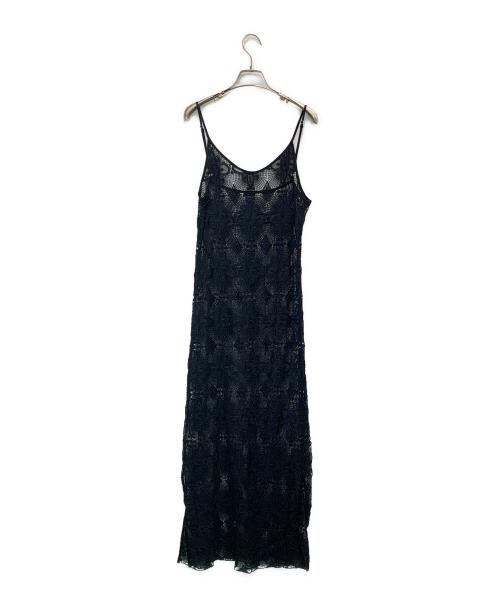 CLANE（クラネ）CLANE (クラネ) ノースリーブ・キャミソールワンピース ネイビー サイズ:1の古着・服飾アイテム
