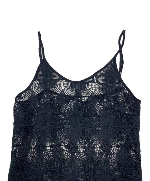 CLANE（クラネ）CLANE (クラネ) ノースリーブ・キャミソールワンピース ネイビー サイズ:1の古着・服飾アイテム