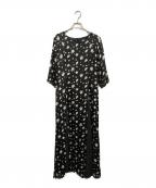 CITYSHOPシティショップ）の古着「半袖ワンピース」｜ブラック