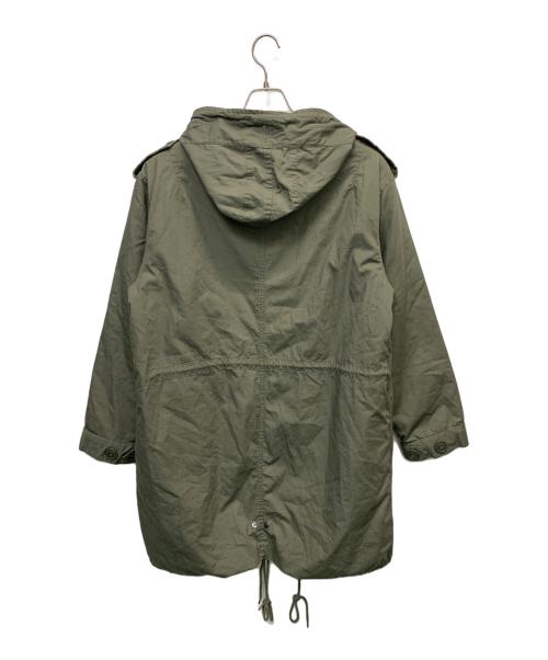 HOUSTON（ヒューストン）HOUSTON (ヒューストン) モッズコート オリーブ サイズ:XSの古着・服飾アイテム