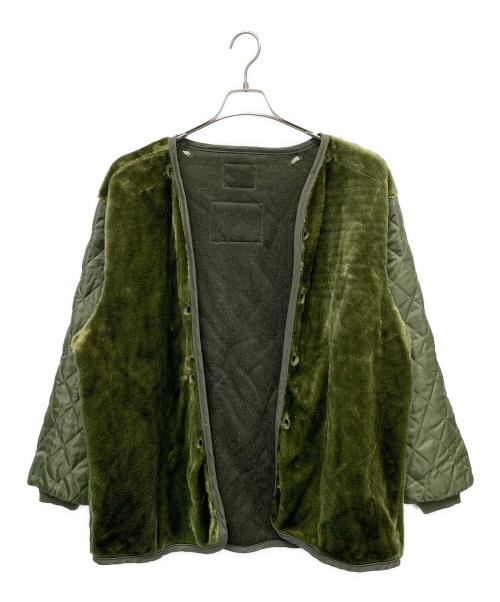 HOUSTON（ヒューストン）HOUSTON (ヒューストン) モッズコート オリーブ サイズ:XSの古着・服飾アイテム