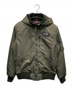 ALPHAアルファ）の古着「フライトジャケット」｜オリーブ