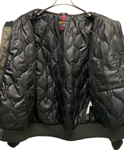 ALPHA（アルファ）ALPHA (アルファ) フライトジャケット オリーブ サイズ:XLの古着・服飾アイテム