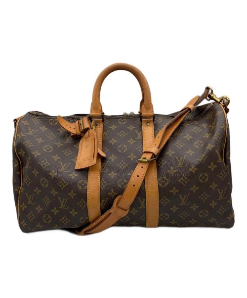 LOUIS VUITTON（ルイ ヴィトン）LOUIS VUITTON (ルイ ヴィトン) キーポル・バンドリエール45 ブラウンの古着・服飾アイテム