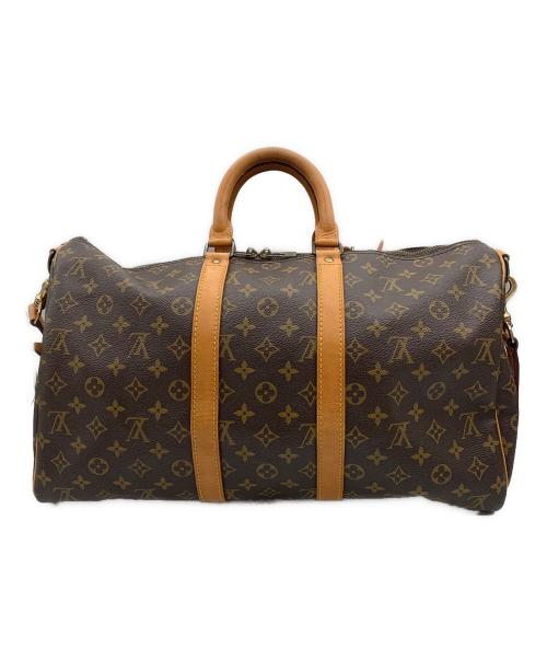 LOUIS VUITTON（ルイ ヴィトン）LOUIS VUITTON (ルイ ヴィトン) キーポル・バンドリエール45 ブラウンの古着・服飾アイテム