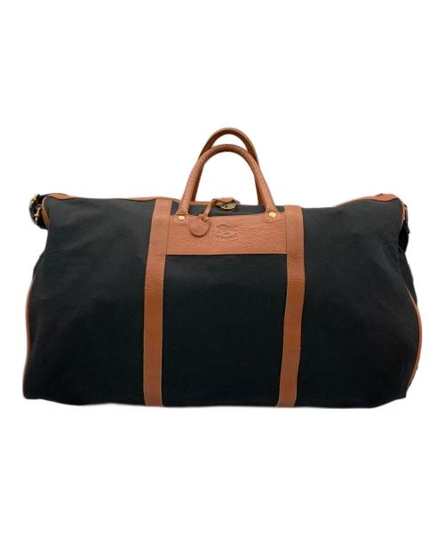 IL BISONTE（イル ビゾンテ）IL BISONTE (イル ビゾンテ) ボストンバッグ ブラックの古着・服飾アイテム