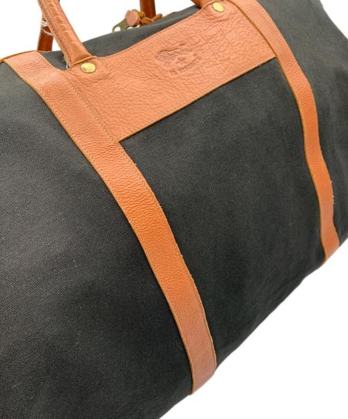 IL BISONTE（イル ビゾンテ）IL BISONTE (イル ビゾンテ) ボストンバッグ ブラックの古着・服飾アイテム