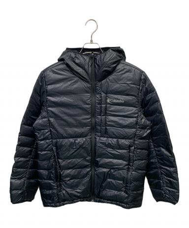 AOIColumbiaコロンビアダウンジャケット黒ブラック刺繍ロゴ90s AOIColumbiaコロンビアダウンジャケット黒ブラック刺繍ロゴ90s