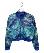 adidasアディダス）の古着「トラックジャケット」｜スカイブルー