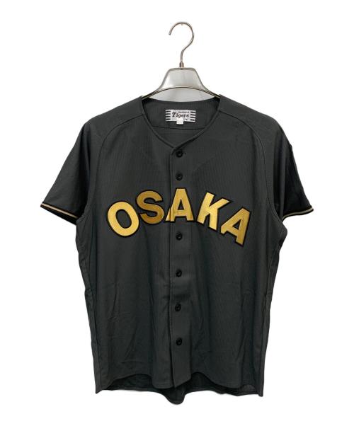 MIZUNO（ミズノ）MIZUNO (ミズノ) 野球ユニフォーム 阪神タイガース グレー サイズ:M JASPOの古着・服飾アイテム