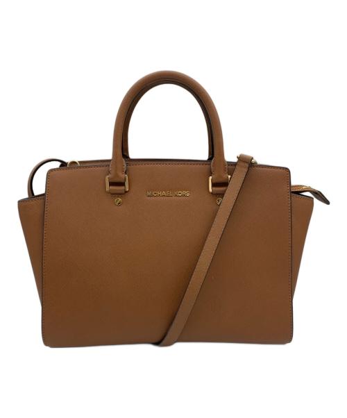 MICHAEL KORS（マイケル・コース）MICHAEL KORS (マイケル・コース) 2WAYバッグ ブラウンの古着・服飾アイテム