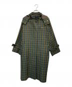 FRED PERRYフレッドペリー）の古着「チェックコート」｜グリーン