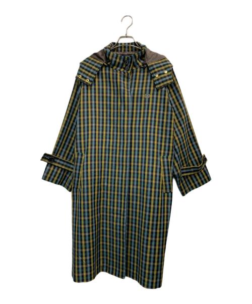 FRED PERRY（フレッドペリー）FRED PERRY (フレッドペリー) チェックコート グリーン サイズ:EUR36の古着・服飾アイテム