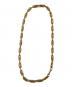 CELINE (セリーヌ) マカダムモチーフチェーンネックレス ゴールド：17000円