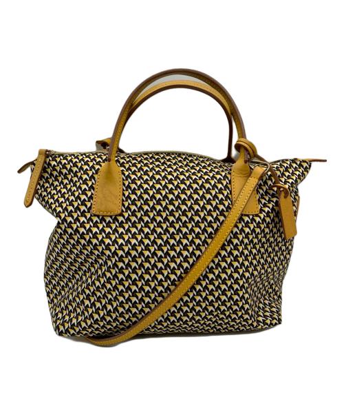 ROBERTA PIERI（ロベルタピエリ）ROBERTA PIERI (ロベルタピエリ) ショルダーバッグ ブラック×イエローの古着・服飾アイテム