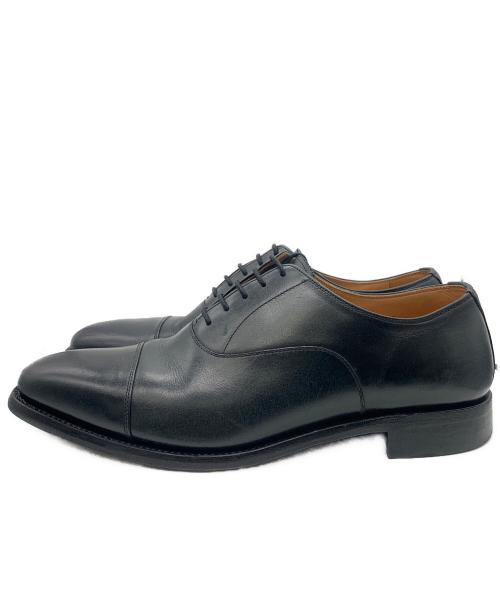 SCOTCH GRAIN（スコッチグレイン）SCOTCH GRAIN (スコッチグレイン) ストレートチップシューズ ブラック サイズ:26cmの古着・服飾アイテム