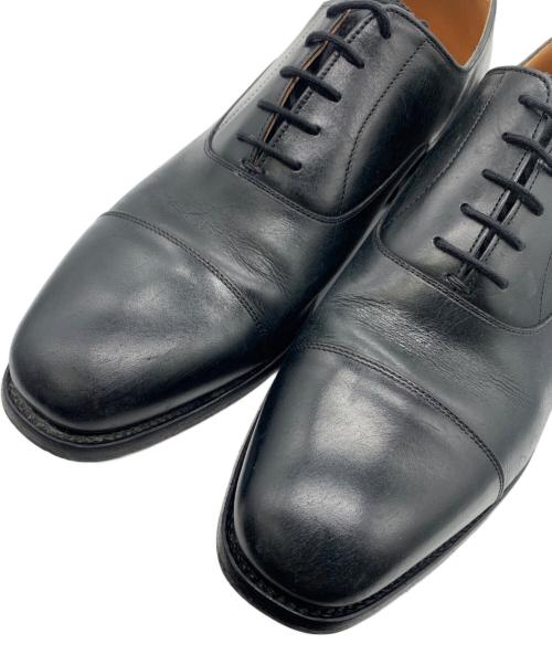 SCOTCH GRAIN（スコッチグレイン）SCOTCH GRAIN (スコッチグレイン) ストレートチップシューズ ブラック サイズ:26cmの古着・服飾アイテム