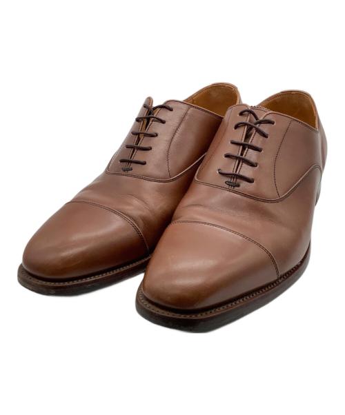 SCOTCH GRAIN（スコッチグレイン）SCOTCH GRAIN (スコッチグレイン) ストレートチップシューズ ブラウン サイズ:25 1/2の古着・服飾アイテム
