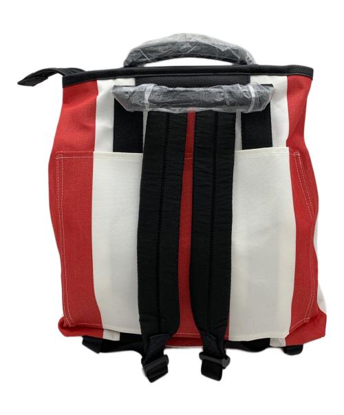 Calvin Klein（カルバンクライン）Calvin Klein (カルバンクライン) 2WAYバッグ レッド×ホワイトの古着・服飾アイテム