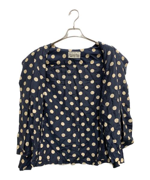 WACKO MARIA（ワコマリア）WACKO MARIA (ワコマリア) BIG DOTS SHIRT ネイビー サイズ:Sの古着・服飾アイテム